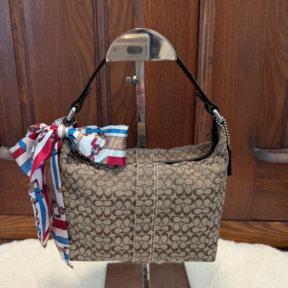 Coach Signature Brown Mini bag - Picture 1 of 11